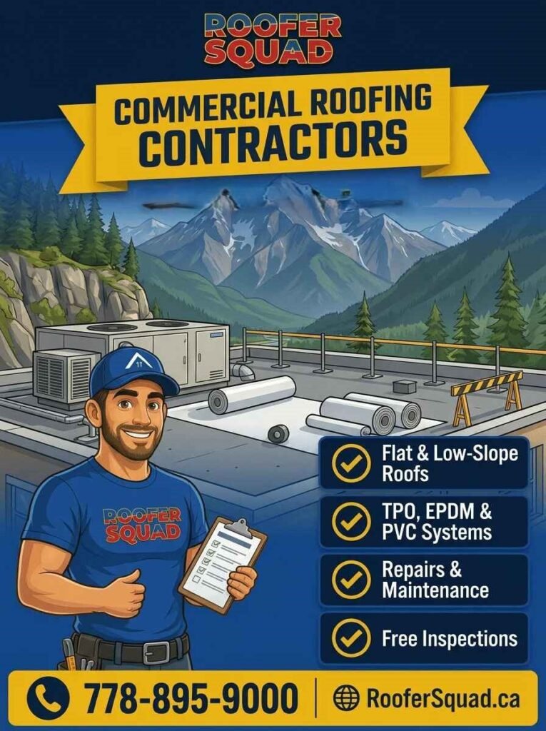 Vancouve Roofer Squad Commercial Roofing Contractors in Saanich BC